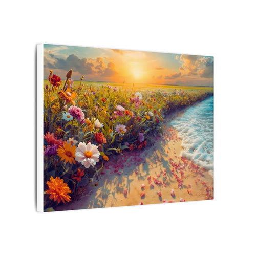 Coastal WaveLarge Panoramic Ocean Beach Canvas Print Wall Art